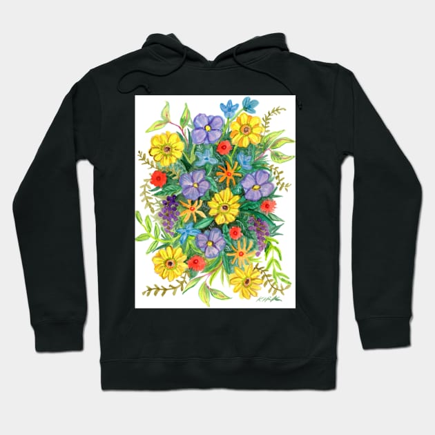 An Arrangement of Flowers Hoodie by jerrykirk